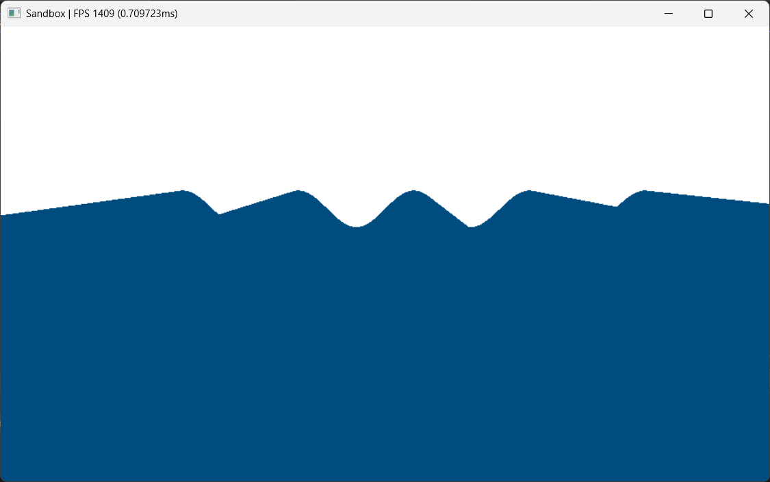 static sine wave