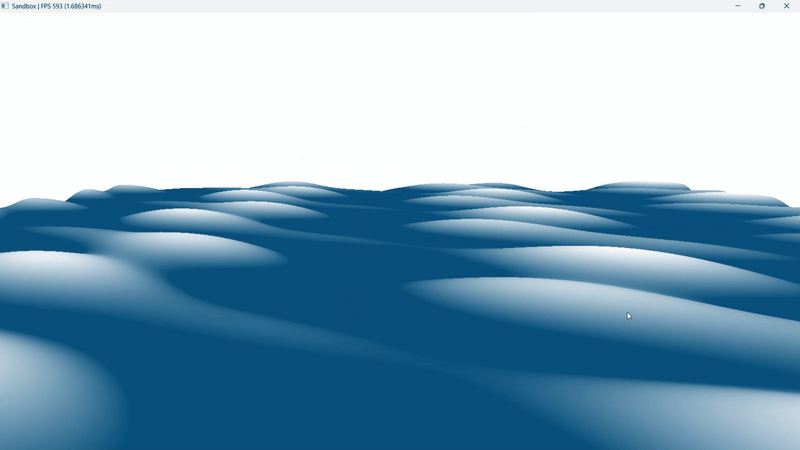 water rendering
